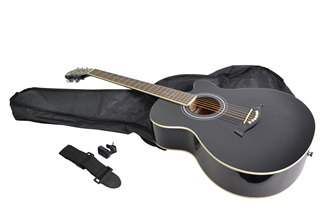 Acoustic Black Guitar Set Complete with% 